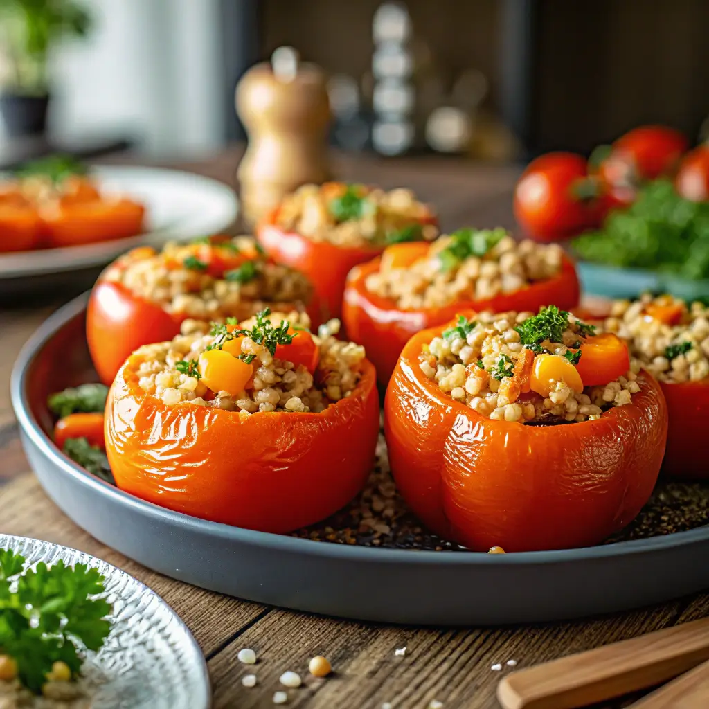 Why are my stuffed peppers watery?