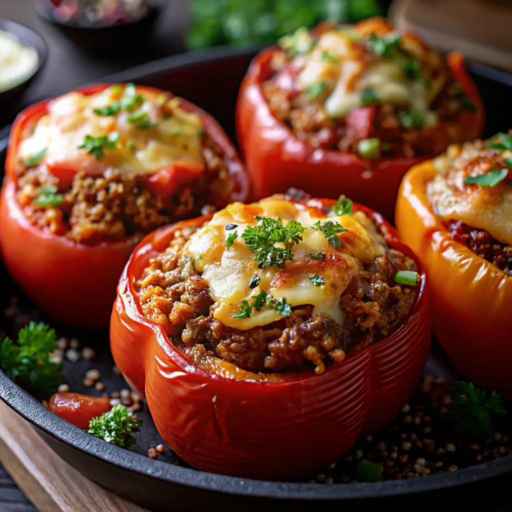 Why are my stuffed peppers watery?