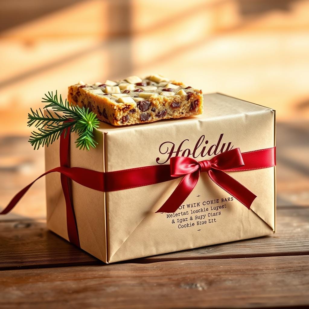 Holiday Cookie Bar Packaging